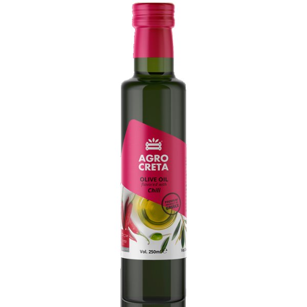 Agrocreta Extra Virgin Olive Oil with Hot Chili at Euro Fine Foods