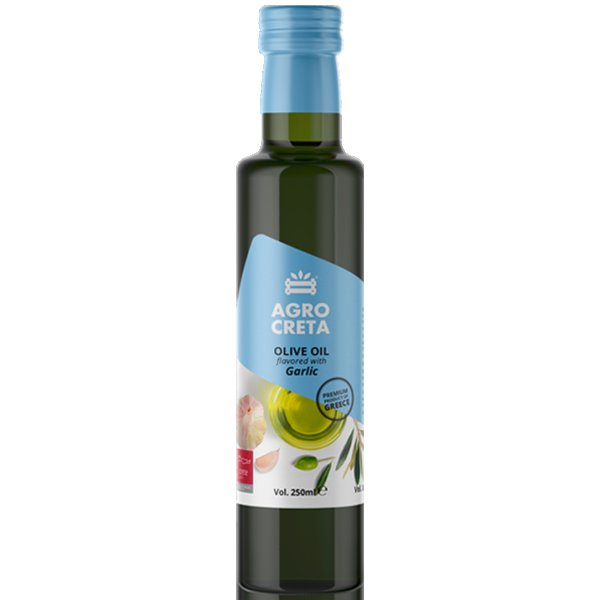 Agrocreta Extra Virgin Olive Oil with Garlic at Euro Fine Foods