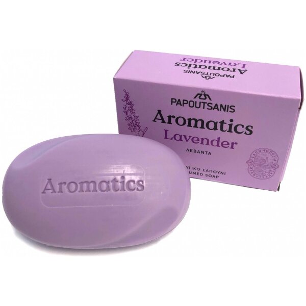 Papoutsanis Aromatic Soap Lavender 125gr - Image 2
