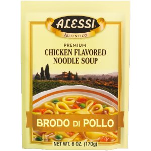 Alessi Brodo di Pollo Chicken Flavored Noodle Soup at Euro Fine Foods