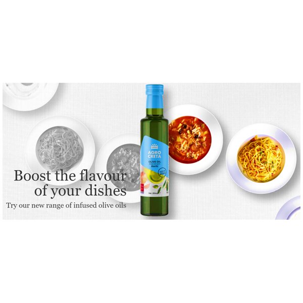Agrocreta = Boost of flavour in your dishes - new infused olive oils
