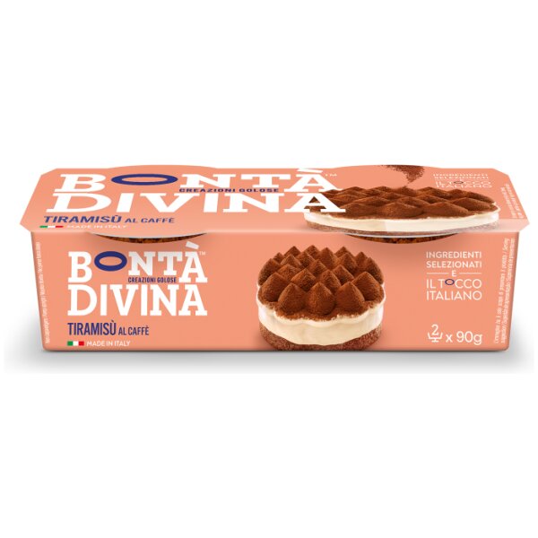 BONTÀ DIVINA Tiramisù Italian Packaging at Euro Fine Foods