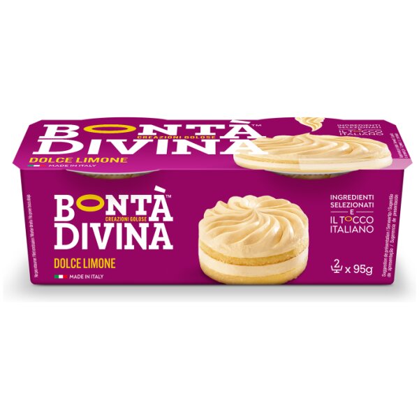 Bontà Divina Dolce Limone Italian Packaging at Euro Fine Foods
