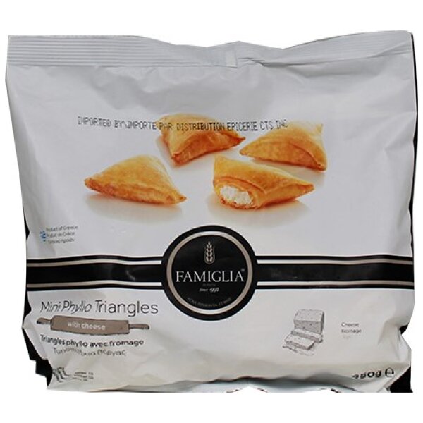 Famiglia Mini Phyllo Triangles with Cheese at Euro Fine Foods