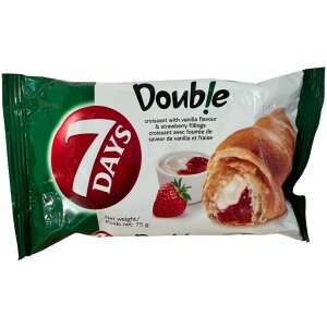 7 Days Croissant ~ Vanilla Flavour and Strawberry Filling at Euro Fine Foods