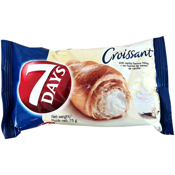 7 Days Croissant with Vanilla Flavour Filling at Euro Fine Foods