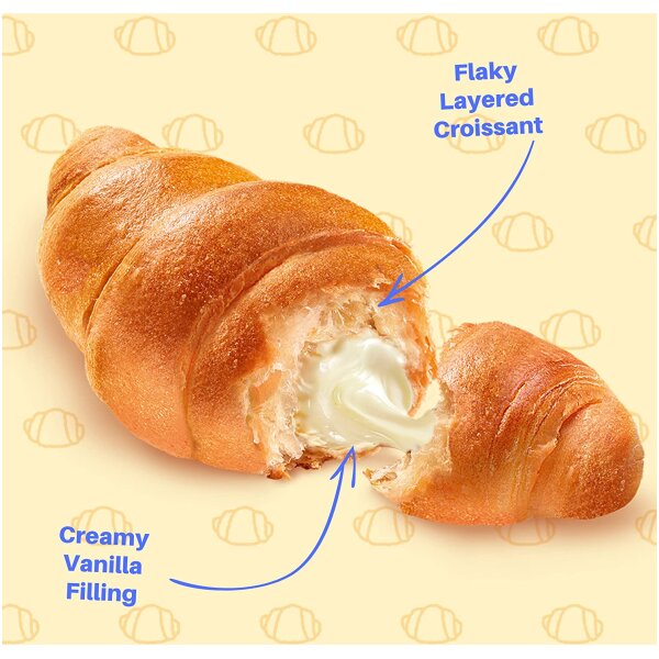 7 Days Croissant with Vanilla Flavour Filling at Euro Fine Foods too