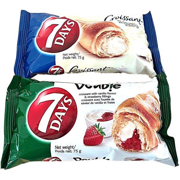 7 Days Croissant with Vanilla Flavour & Strawberry Filling at Euro Fine Foods
