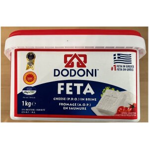 Dodoni Feta Cheese in Brine 1 Kg at Euro Fine Foods