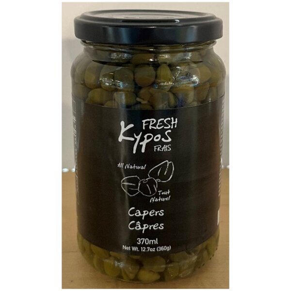 Fresh Kypos All Natural Capers 370ml at Euro Fine Foods in Vancouver