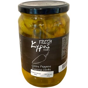 Fresh Kypos Green Peppers At Euro Fine Foods