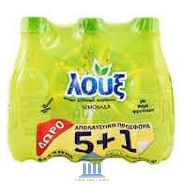 Loux Greek Lemon Soda 6pack - Image 2