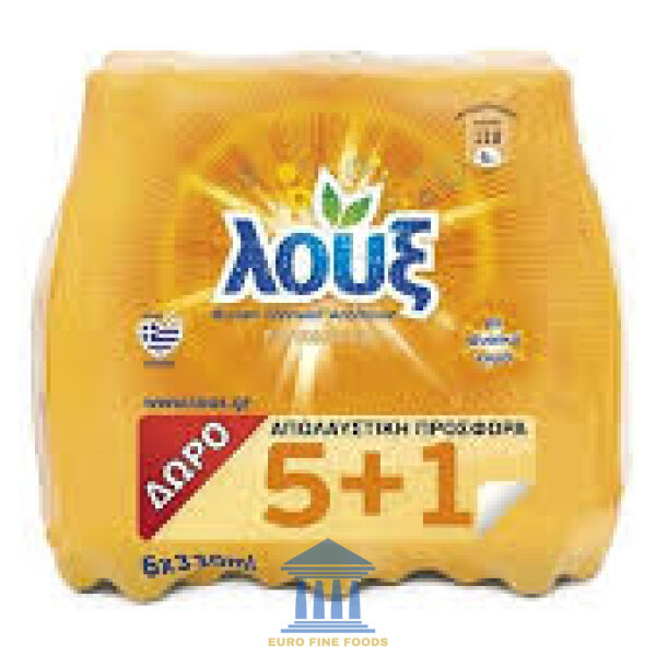 Loux Greek Orange Soda 6pack - Image 2