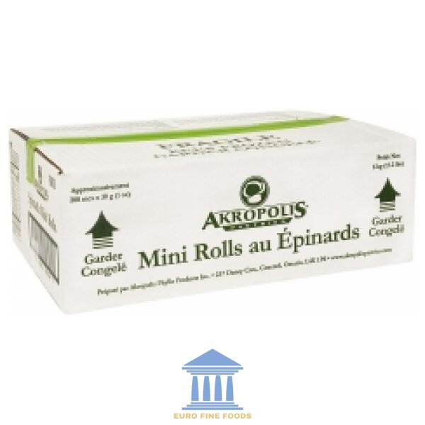 Akropolis Spinach Mini Rolls 1KG Bag - Image 2