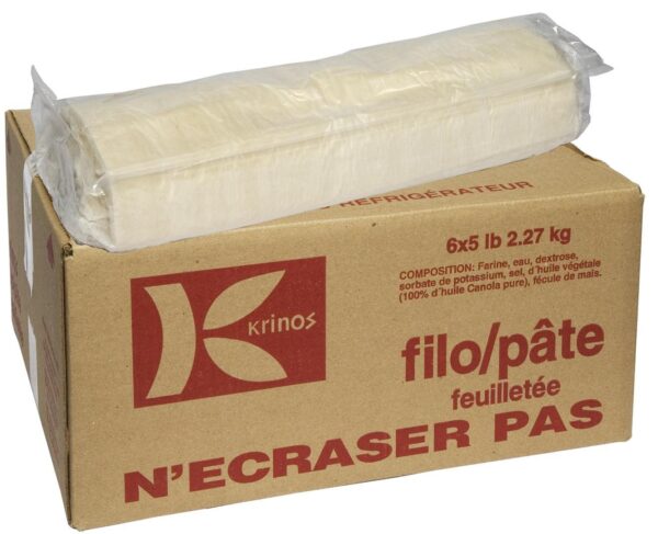 Krinos Filo Pastry Sheets 5LBS