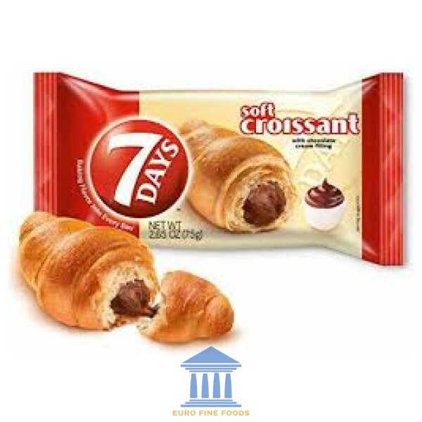 7 Days Croissant with Chocolate Flavour Filling 6x75gr - Image 2