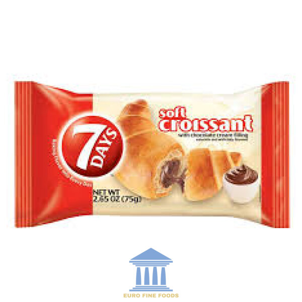 7 Days Croissant with Chocolate Flavour Filling 6x75gr