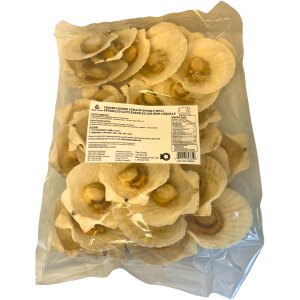 Clear Ocean Frozen Cooked Scallop in Half Shell 3lbs