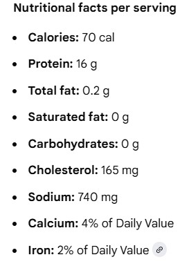 Viva Sea Pacific White Frozen Cooked Shrimp 340g - Image 4